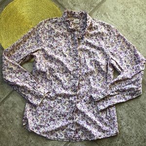 The Perfect shirt by J. CREW, size M floral print